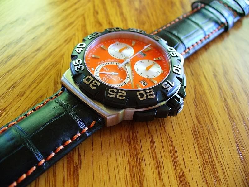 tag heuer formula 1 orange strap
